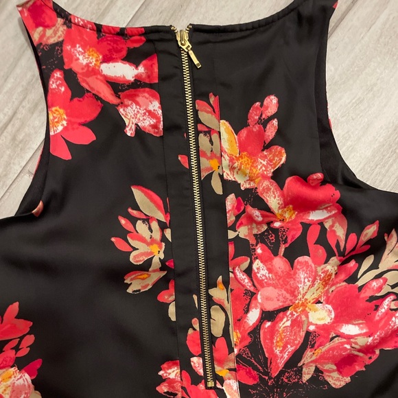 Dana Buchman Floral Sleeveless Dress Size Small - Picture 4 of 5